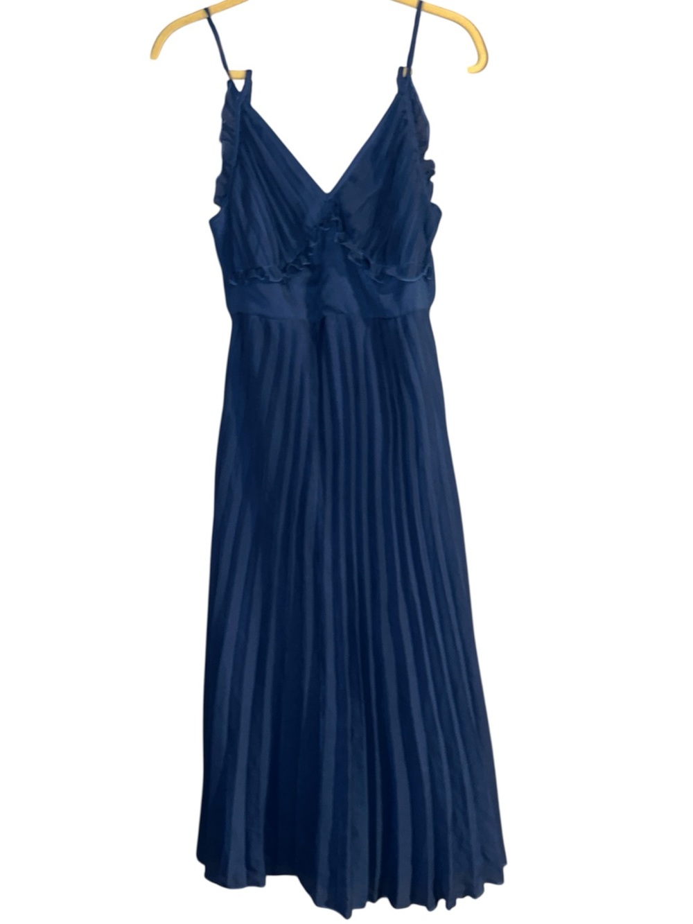 NWT ASOS Frill Pleated Midi Dress | Size 6